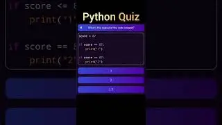 quiz for a python developer part #13 