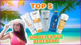TOP 5 PROTETORES SOLARES PARA O CORPO| MELHOR PROTETOR SOLAR CORPORAL PARA O VER&Atilde;O