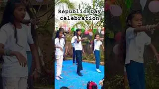 Republic Day celebration | Suno Gaur se Duniya walo |primary school Jamki | Standard 6 | #ytshorts |
