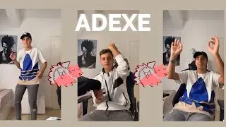 ADEXE cantando y bailando desde su habitación