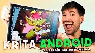 &iexcl;Interfaz T&Aacute;CTIL en KRITA en ANDROID! C&oacute;mo configurarla en tablets Android y Windows