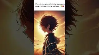 Lost in the Light💥💔 #animeart #sadaesthetic #melancholyvibes #lonelysoul #solitude #deepthoughts