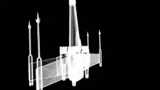 Star Wars Ship rotating