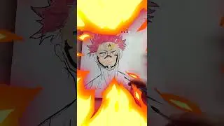 Sukuna Takes Over: Drawing JJK Characters to Reach Fame!#shorts
