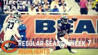 Tarik Cohen Week 7 Regular Season Highlights | 10/22/2017