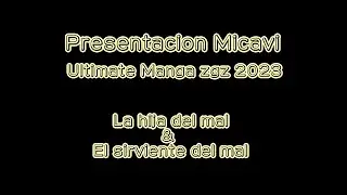 La hija del mal/Sirviente del mal (Presentaci&oacute;n) Ultimate Manga Zaragoza 2023