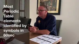 Periodic table elements identified in 60 sec