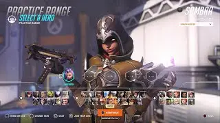 [PS5] Demon Hunter Sombra skin Gameplay - Overwatch 2018 BlizzCon skin