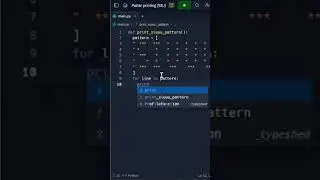 SIUUUUUUUU!!!! PYTHON PATTERN PRINTING  #ronaldo #coding #siuuuuu #python #urcristiano #cr7