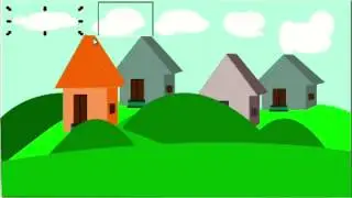 Easy Vector Cartoon Background Art in Inkscape