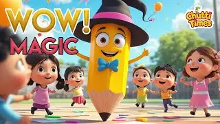 🎨✨ Magic Pencil Song for Kids | New Adventure | Fun Drawing & Learning Song | Chutti Times