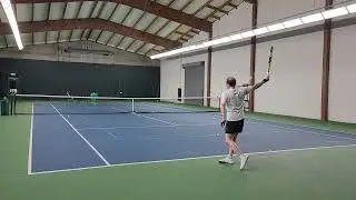 Topspin backhands 2026-01-12 with string breakage