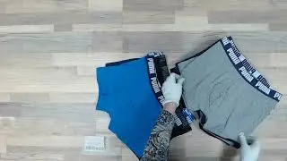#11311 Боксеры мужские PUMA + BOSS сток цена 3300 руб за 1 кг/ вес 2.9 кг/ 9570 руб/41 шт/233 руб