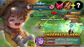 TRYING UNDERRATED MARKSMAN LUBAN AGAINST META HEROES LUNA & YARIA COMBO! | LUBAN BUILD & ARCANA