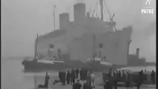 King George V's Speech at Opening of No7 Dry Dock Southampton 1933 & Queen Elizabeth Overhaul 1945