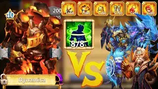 BT40 Dynamica vs TOP Heroes | Castle Clash