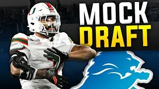 Detroit Lions TAKE WHO in Latest NFL MOCK DRAFT?!