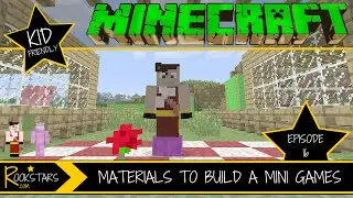 Minecraft - Materials To Build Mini Games - Rookstars Minecraft World - Episode 16
