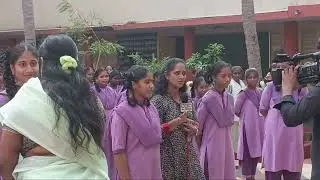Donar Sri Ravi pati Parmdham ayya garu at School Re opening Day   KSRZPGHS PLUS Patamata Lanka