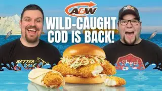 A&W's Cod Burger & Cod Taco Review!
