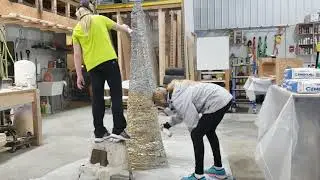 How to make a concrete tree