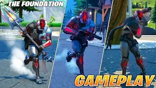 The Foundation Skin (Both Styles) Gameplay! Fortnite