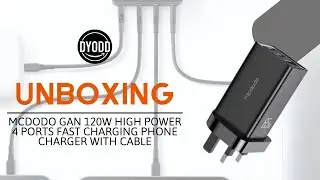 Unboxing Mcdodo GaN 120W High Power 4 Ports Fast Charging Phone Charger with Cable (CH-0761)