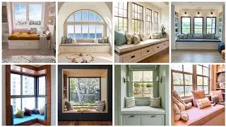 Modern Window Seat Bench Ideas |Custom Window Seat With Storage| Bay & Folding Window Built-In Bench