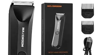Maxgroom Body Hair Trimmer with LED Light bought from Amazon in Barcelona Spain | Techpak Techno 