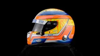 Alex Palou's 2021 IndyCar Helmet