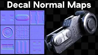Sci-Fi Decal Normal Maps Asset Pack (Product Video)