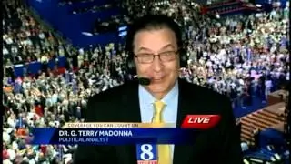 News 8's political analyst Dr. Terry Madonna live from Tuesday's RNC