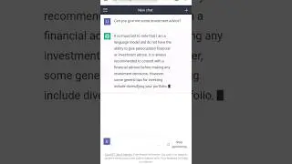 Investment tips by artificial intelligence &bull; Asking #chatgpt financial questions