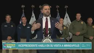 Vance llega a Minneapolis culpando a la extrema izquierda por el caos en torno a las deportaciones e