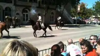 Jesse James Day Raid Reenactment in Northfield, MN