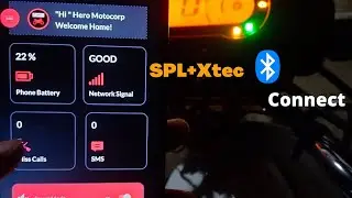 splendor plus xtec Bluetooth connect 🤔🤔
