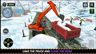 Snow Valley Tunnel Construction Simulator 2025 | Real Heavy Excavator & Road Builder Gameplay 31