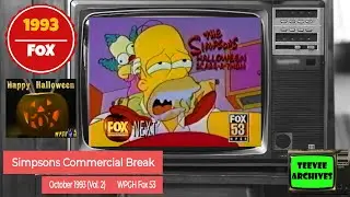 Simpsons Commercial Break - October 1993 (Vol. 2) Halloween Scare-A-Thon