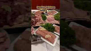 Swedish Christmas Julbord 🎄A Holiday Tradition 🇸🇪#swedish#traditional#dinner#christmas#food#viral