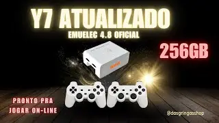 Nova Atualização Game Stick Y7 Ou X7 Versão 256GB A Mais Top De Todas