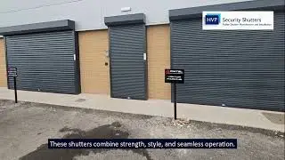 K25 Solid Aluminium Roller Shutters Cost effective shutters for domestic and commercial applications