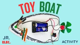 Toy Boat | Toy Motor Activity | Electronics Junior | Chitti Labs | Chitti Makers | Apoorva