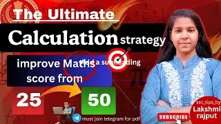 Complete calculation strategy 🔥✅🎯  score booster strategy 🔥✅ #2026 #ssc 