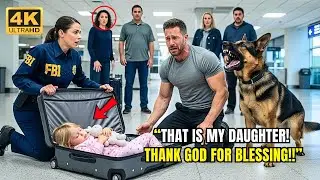Single Dad's dog barks at a suitcase at the airport&mdash;what officers discovered inside shocks everyone!