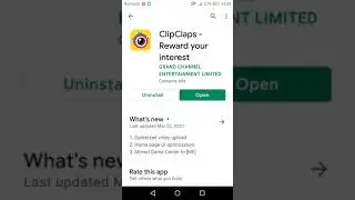 Clipclaps app 2$ in ur Account