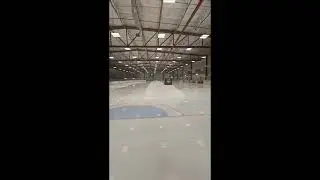 Cleaning ice at Kinsmen Arena, Reddeer #hockey  #icemachine #olympia #zamboni 