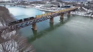 Drone NS Taylor yard and Kingston gauntlet 2/17/24
