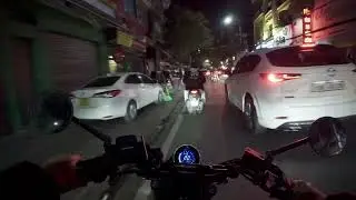 6 PM Ride | Test New Mic | XSR 155 POV Raw Sound