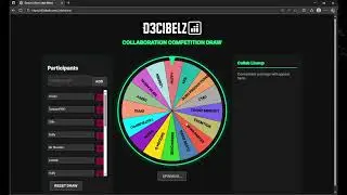 🎲D3CIBELZ LIVE DRAW 🎲 | COLLAB COMPETITION | &pound;100 COLLAB TEAMS REVEALED!👀