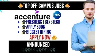 Finally, Direct Test , Accenture Z | P&G | OffCampus Hiring 2025 | OffCampus   | Apply Now